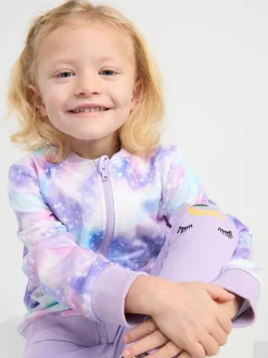 Tröjor & Cardigans>Lindex Troja Med Dragkedja Och Stjarnor Light Lilac