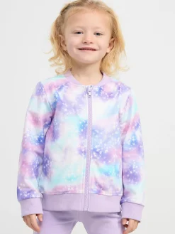 Tröjor & Cardigans>Lindex Troja Med Dragkedja Och Stjarnor Light Lilac