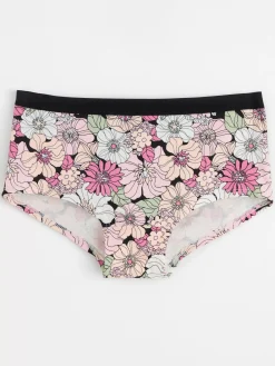 Underkläder>Lindex Trosa Med Blommor Black