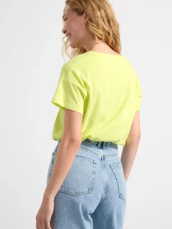Toppar & T-Shirts>Lindex T-Shirt I Bomull Light Green