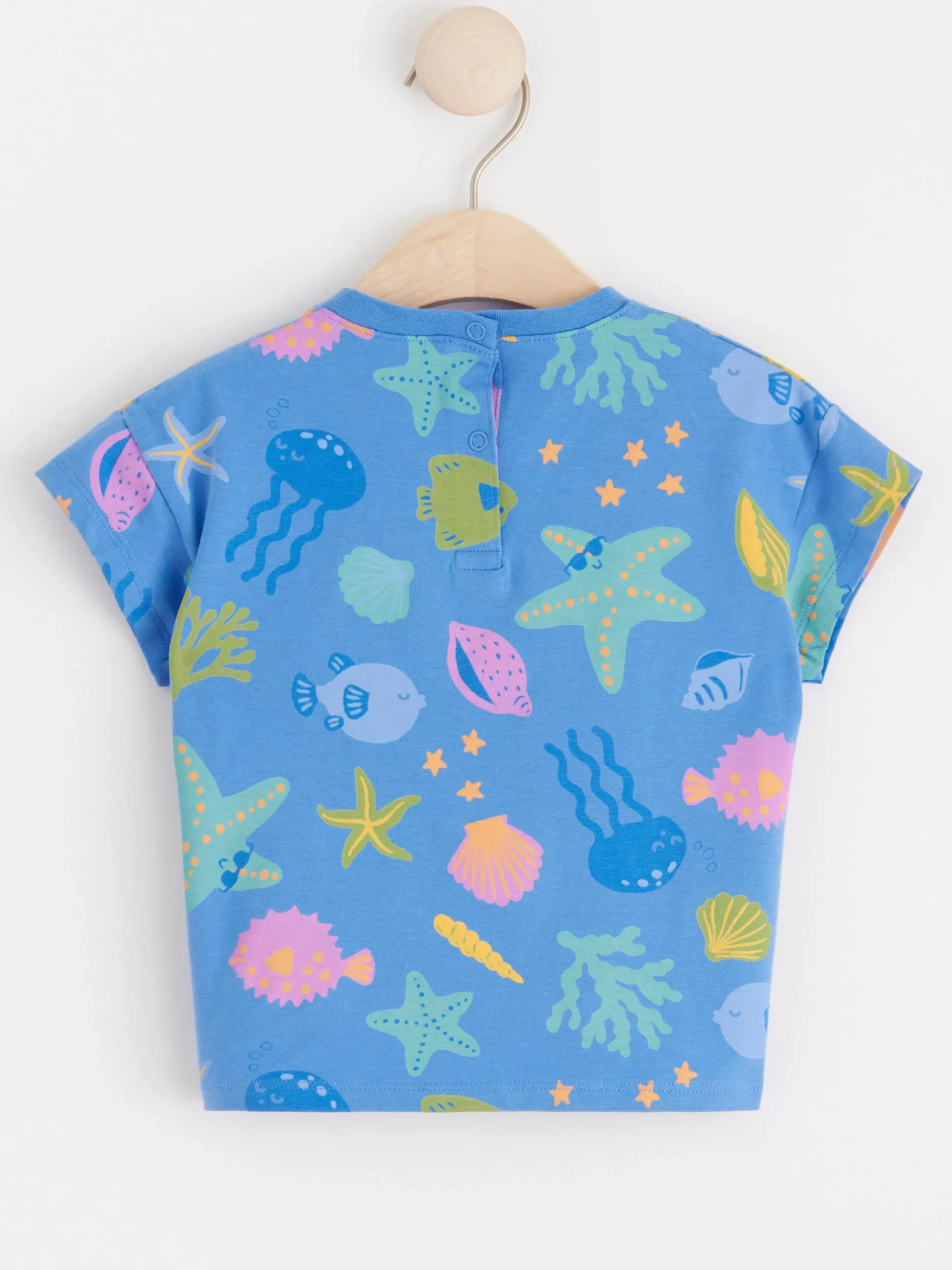 Toppar & T-Shirts>Lindex T-Shirt Med Havsdjur Blue
