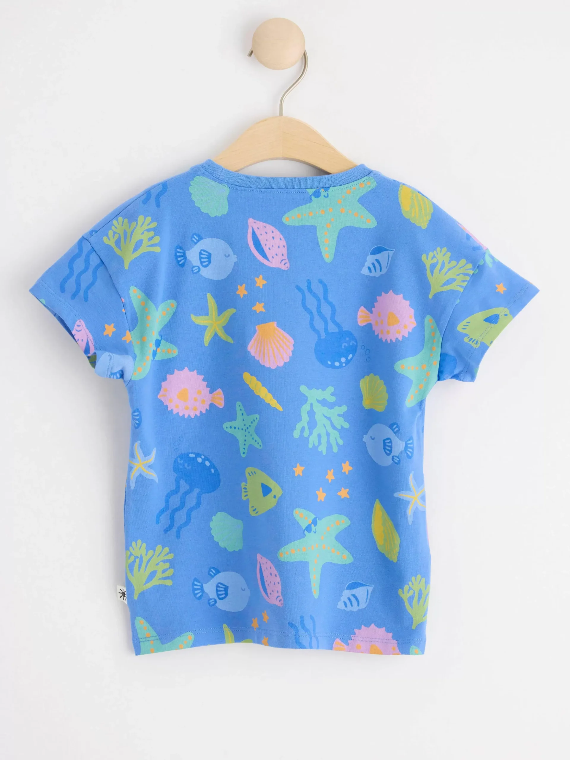 Toppar & T-Shirts>Lindex T-Shirt Med Havsdjur Blue