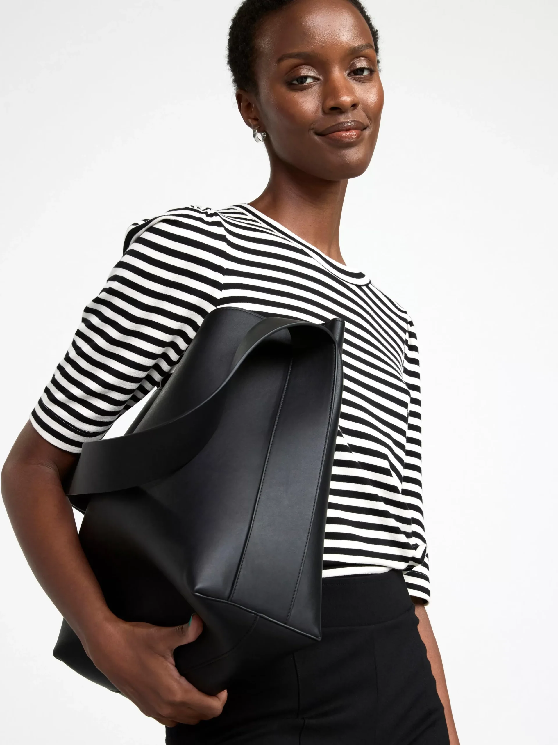 Toppar & T-Shirts>Lindex T-Shirt Med Puffarm I Bomull Light White