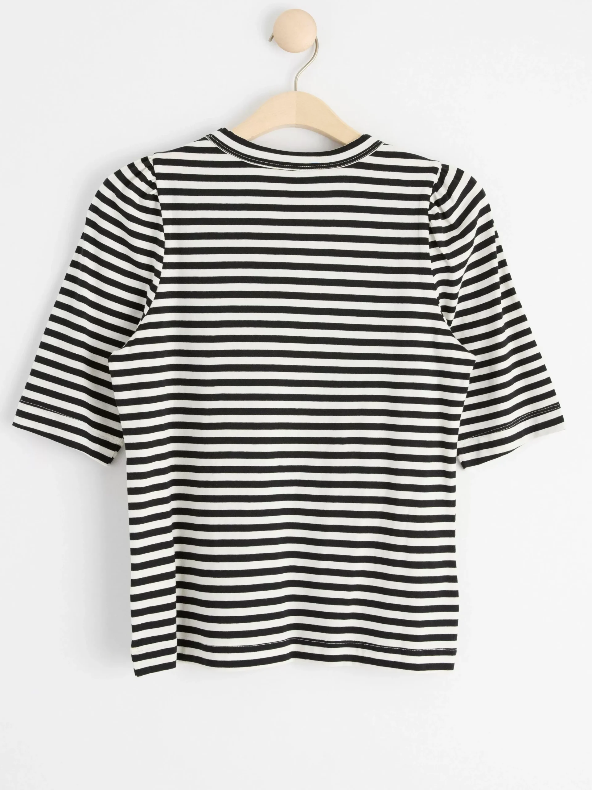 Toppar & T-Shirts>Lindex T-Shirt Med Puffarm I Bomull Light White