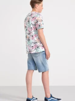 Toppar & T-Shirts>Lindex T-Shirt Med Svampbob Fyrkant White