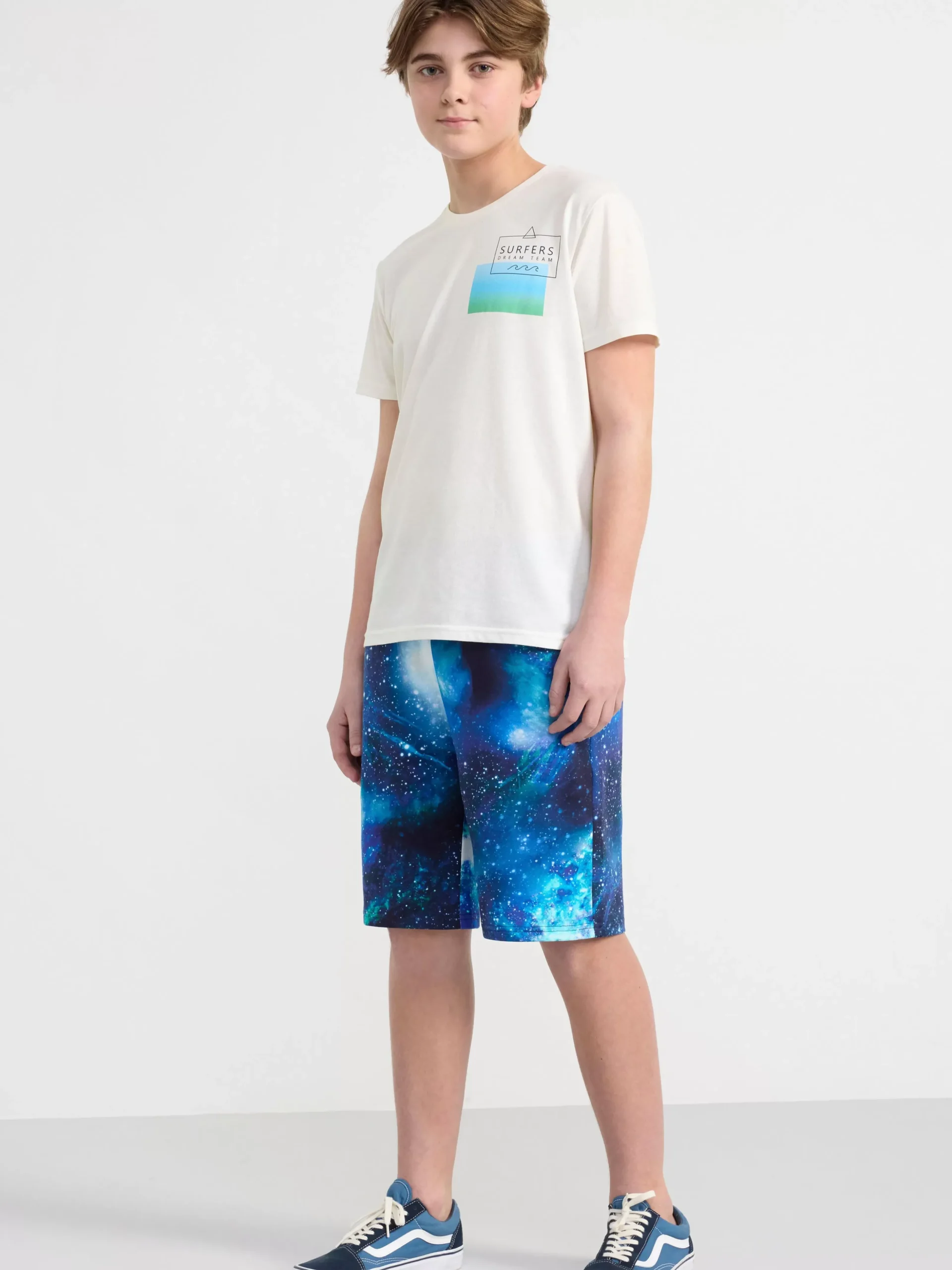 Toppar & T-Shirts>Lindex T-Shirt Med Tryck Off White