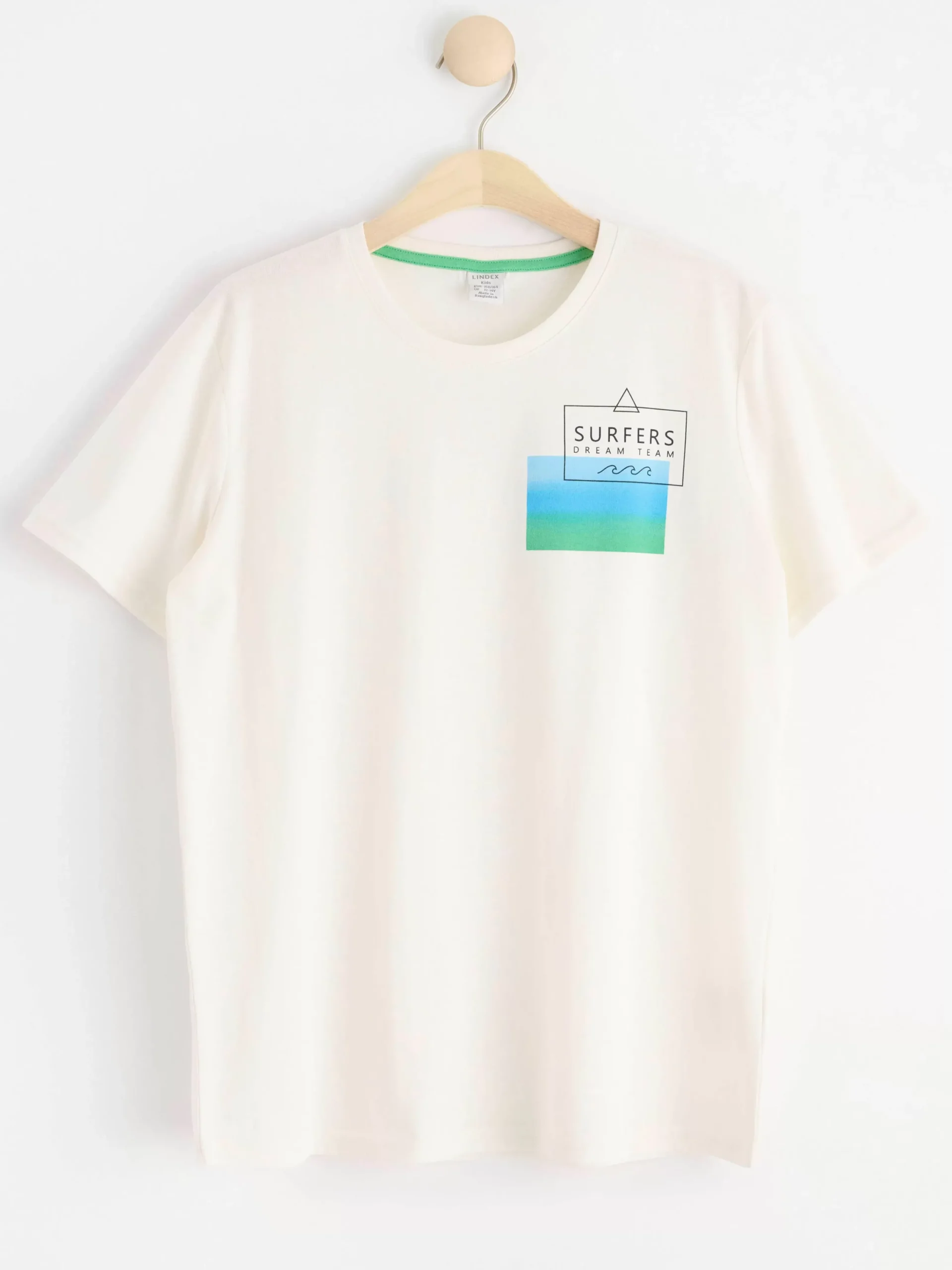 Toppar & T-Shirts>Lindex T-Shirt Med Tryck Off White