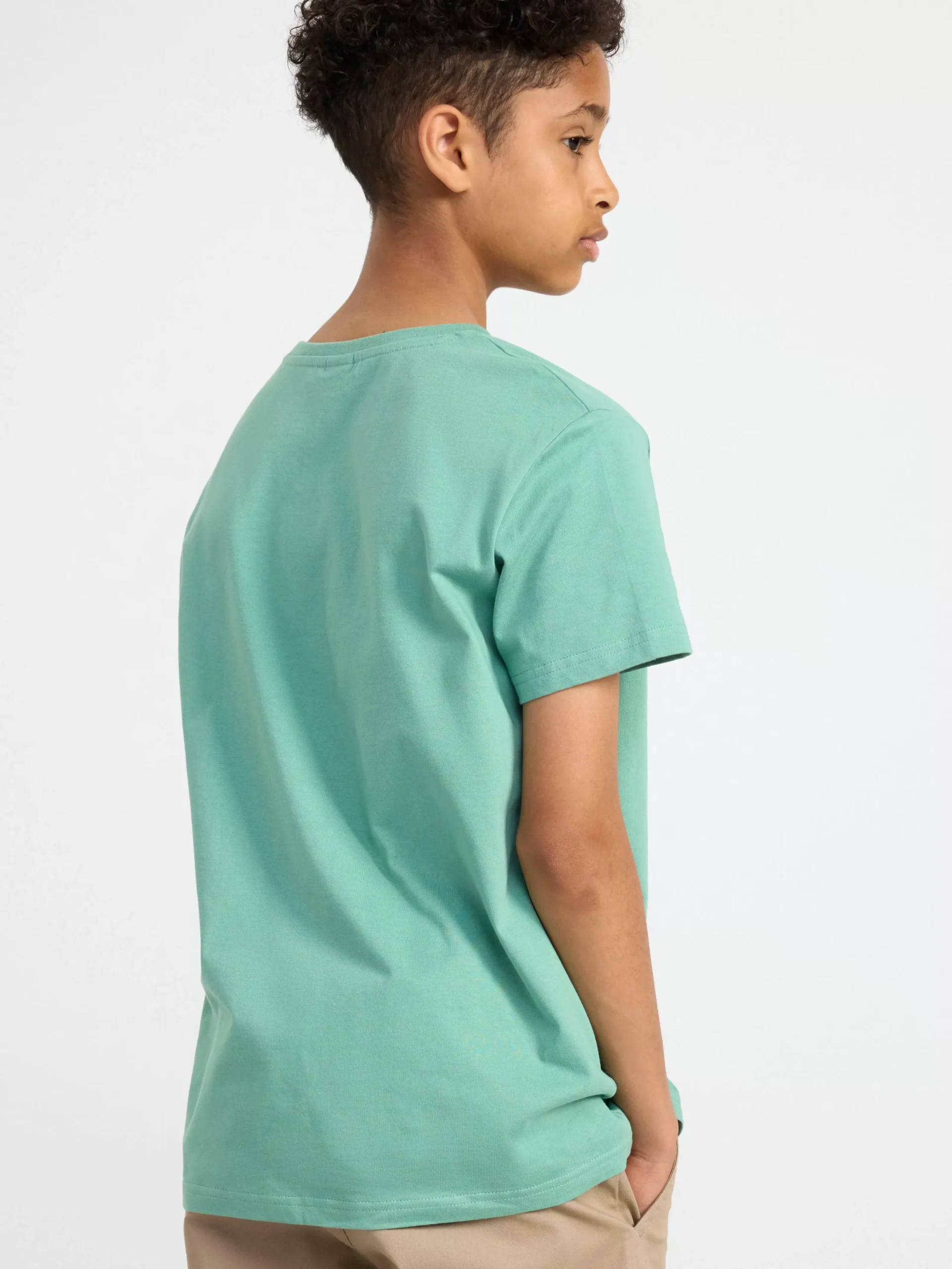 Toppar & T-Shirts>Lindex T-Shirt Med Tryck Dusty Green
