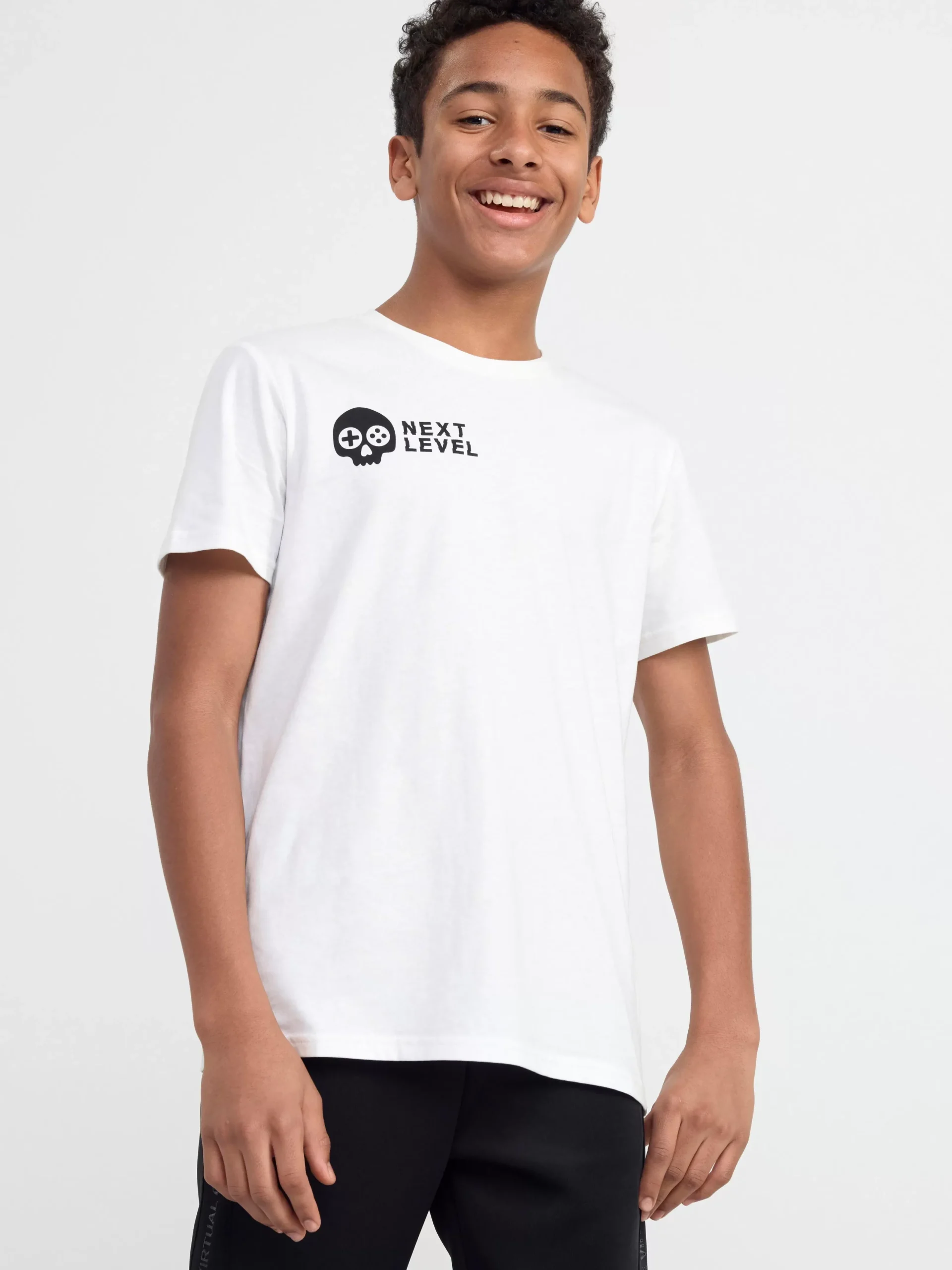 Toppar & T-Shirts>Lindex T-Shirt Med Tryck Off White