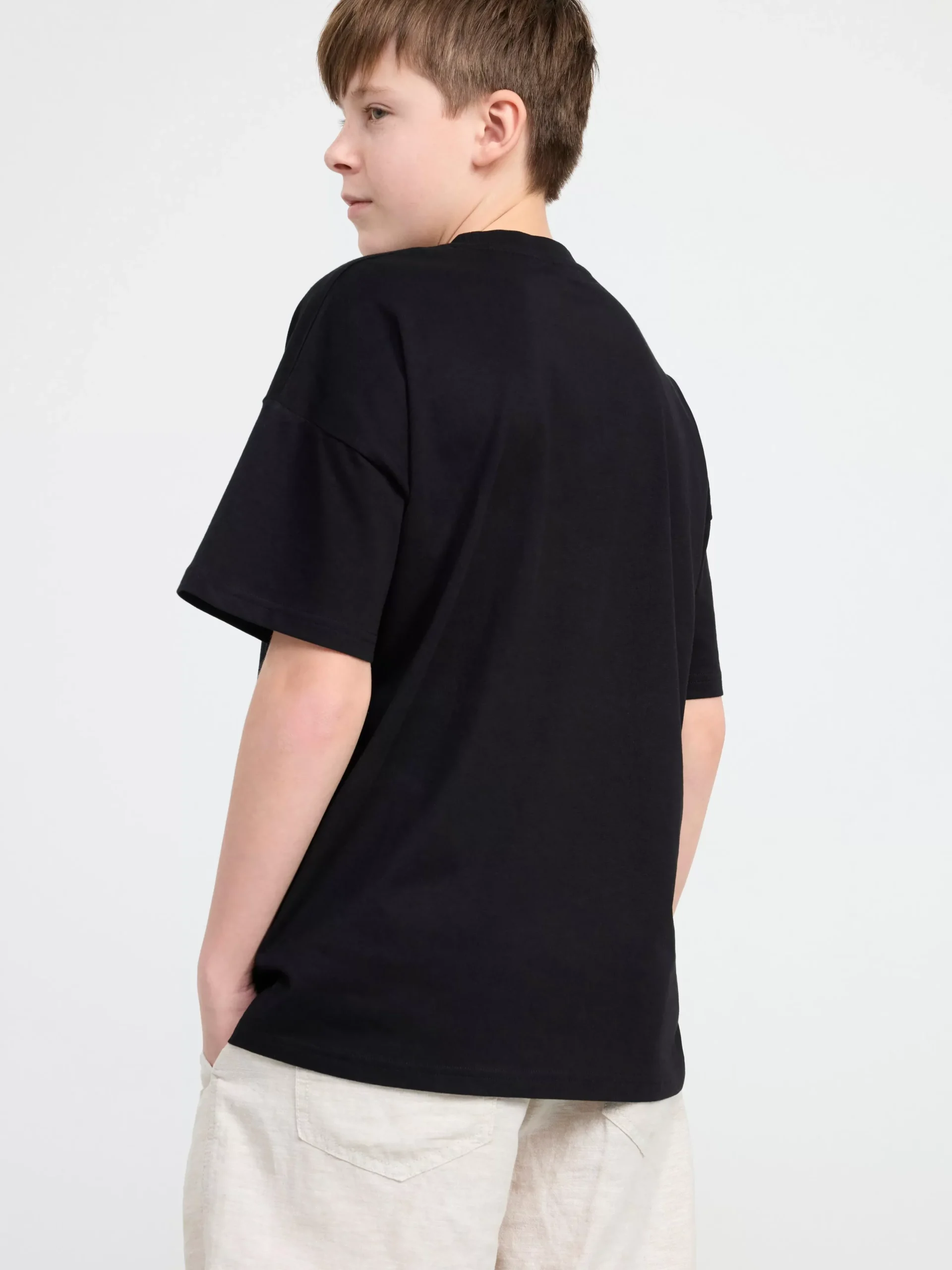 Toppar & T-Shirts>Lindex T-Shirt Med Tryck Black