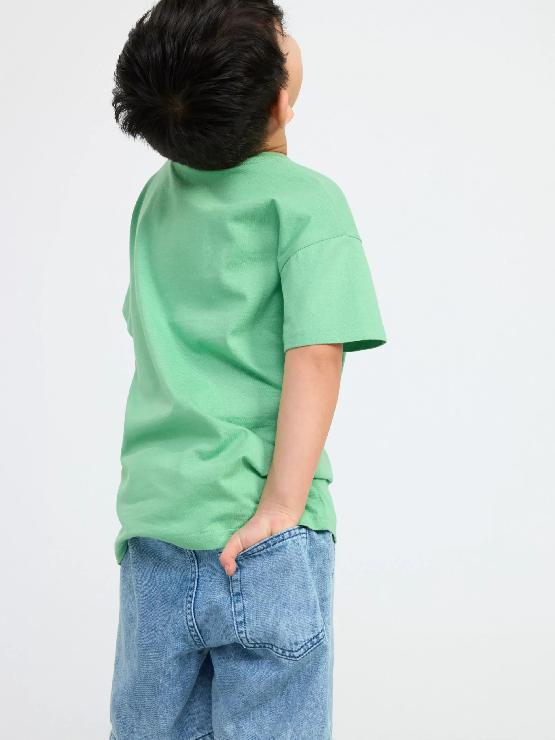 Toppar & T-Shirts>Lindex T-Shirt Med Vandbara Paljetter Green