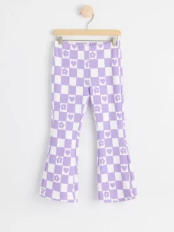 Byxor & Leggings>Lindex Utsvangda Leggings Med Borstad Insida Light Lilac