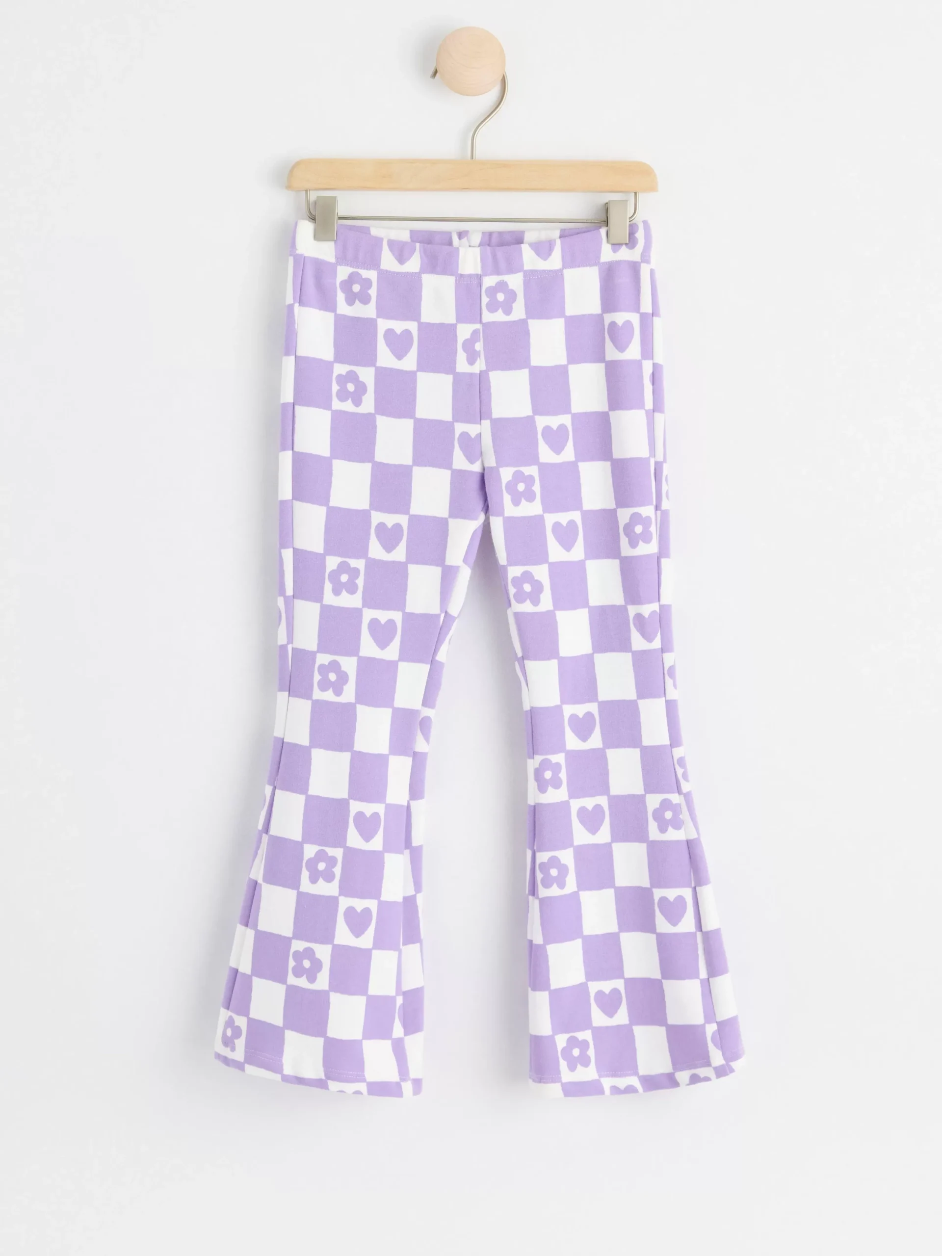 Byxor & Leggings>Lindex Utsvangda Leggings Med Borstad Insida Light Lilac