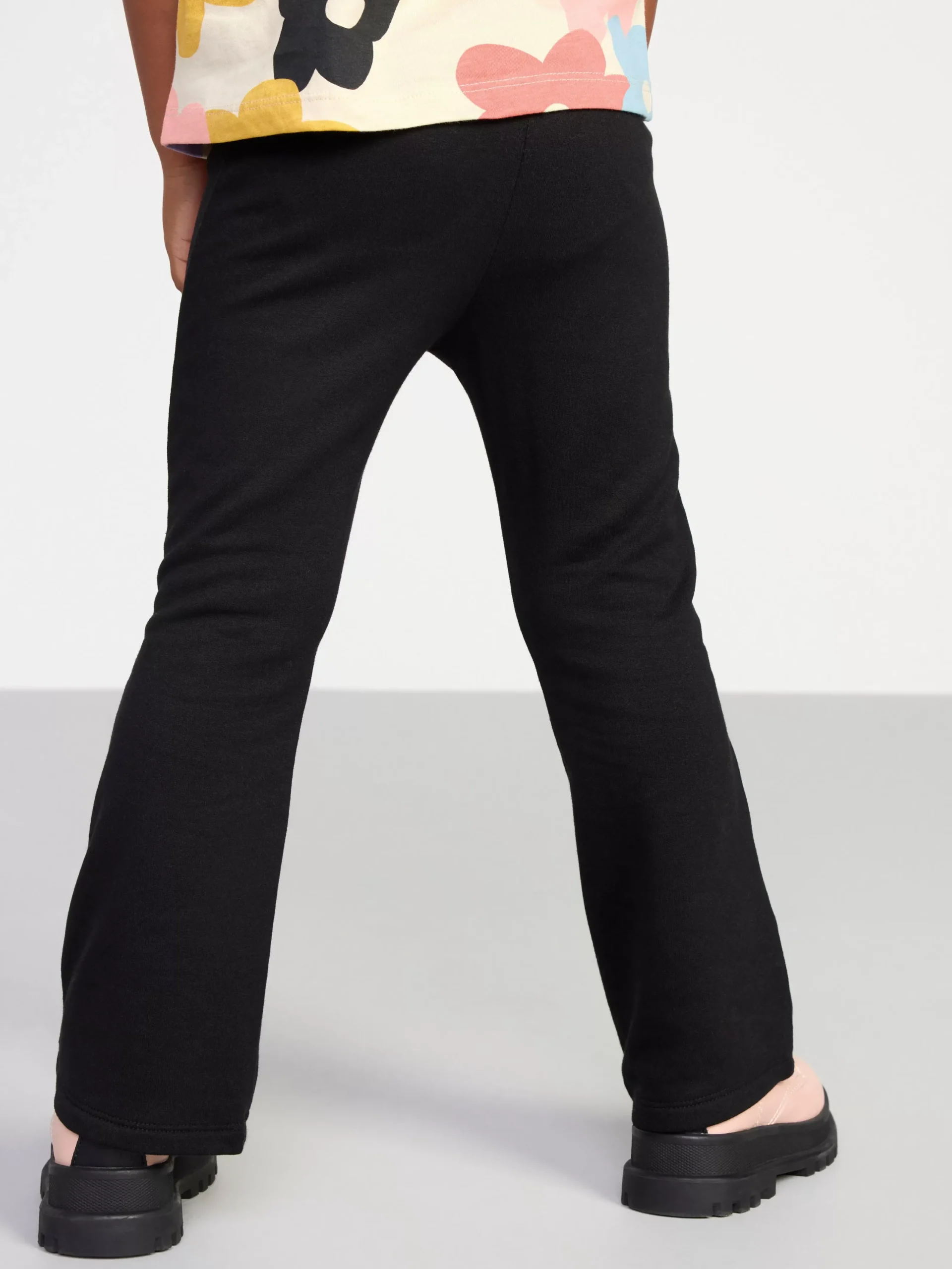 Byxor & Leggings>Lindex Utsvangda Leggings Med Borstad Insida Black