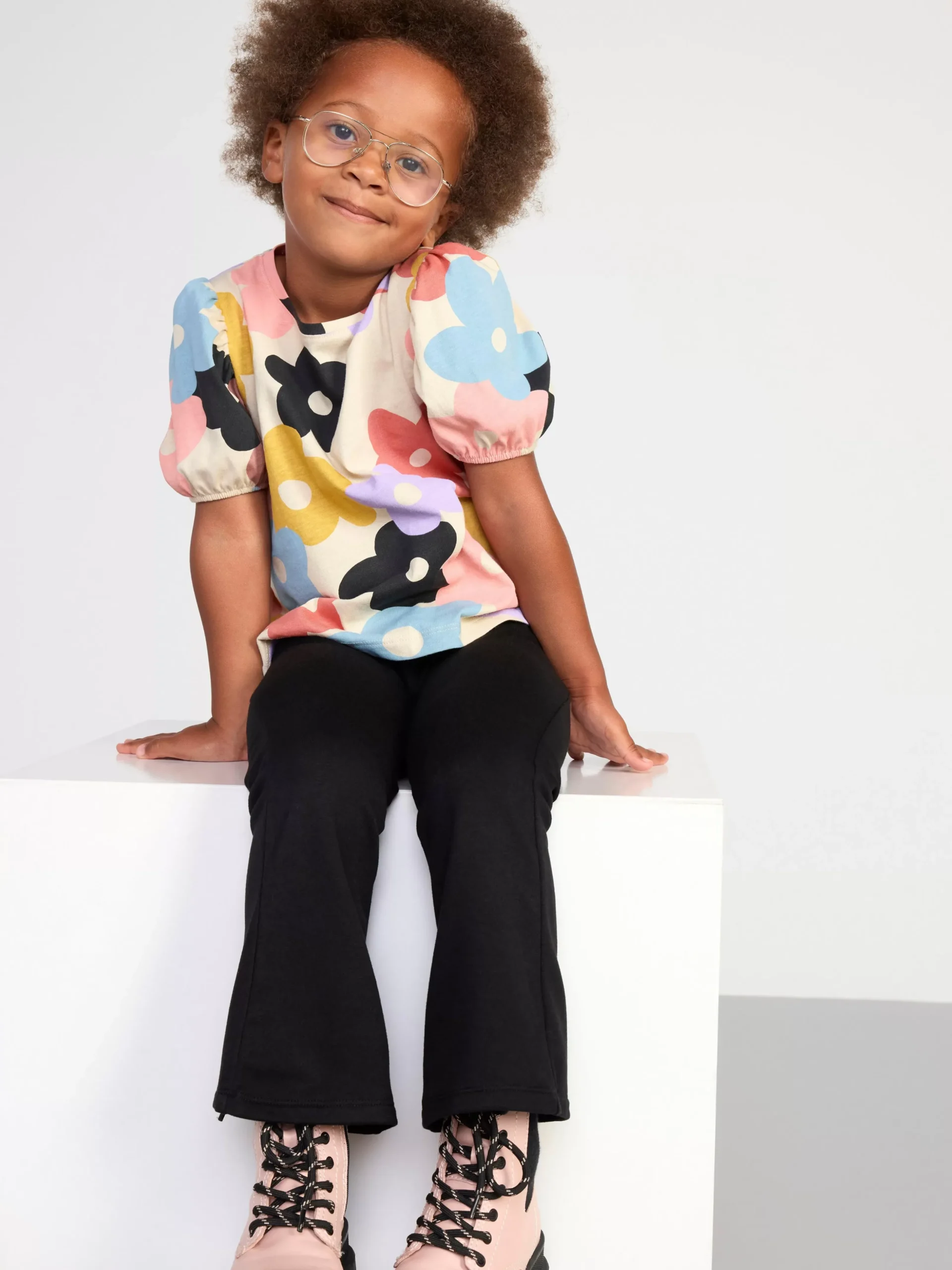 Byxor & Leggings>Lindex Utsvangda Leggings Med Borstad Insida Black