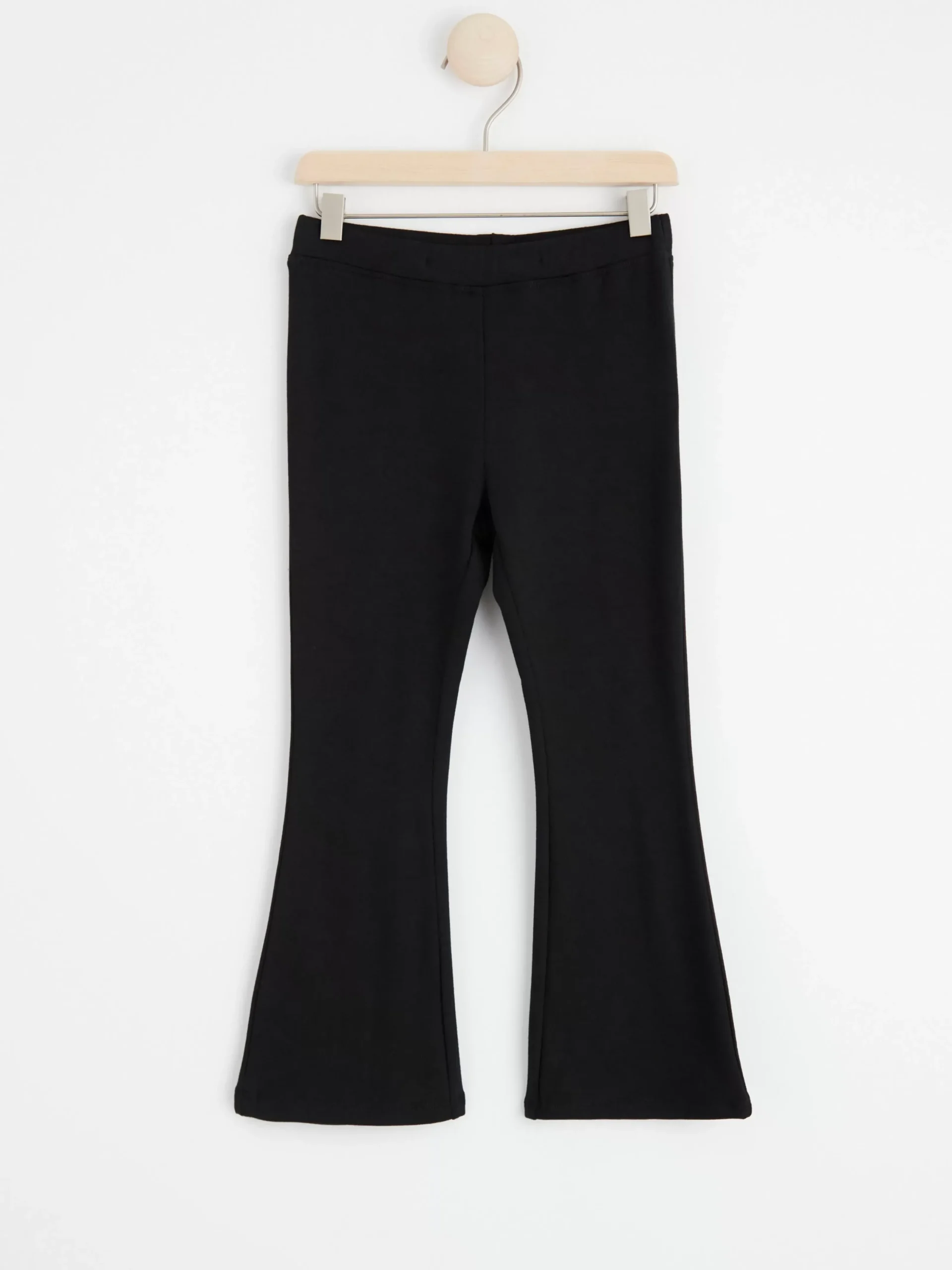 Byxor & Leggings>Lindex Utsvangda Leggings Med Borstad Insida Black
