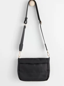Accessoarer>Lindex Vadderad Axelvaska Black