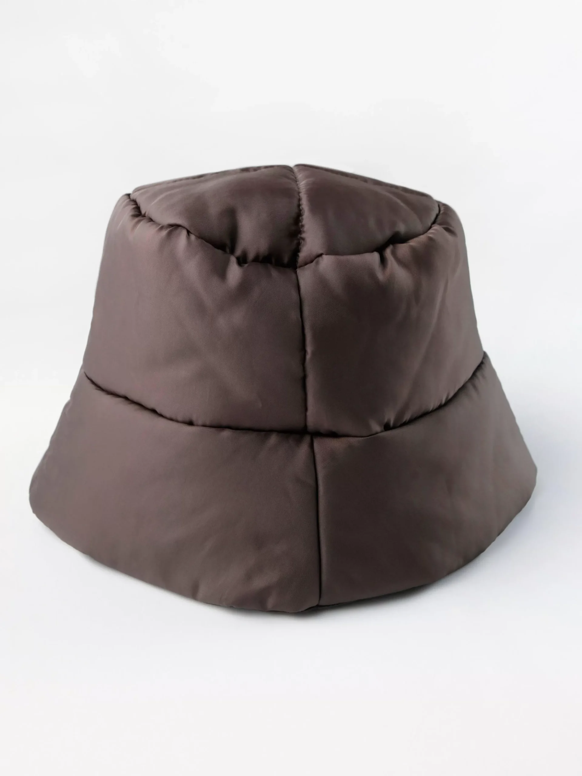 Accessoarer>Lindex Vadderad Bucket Hat Dark Dusty Brown