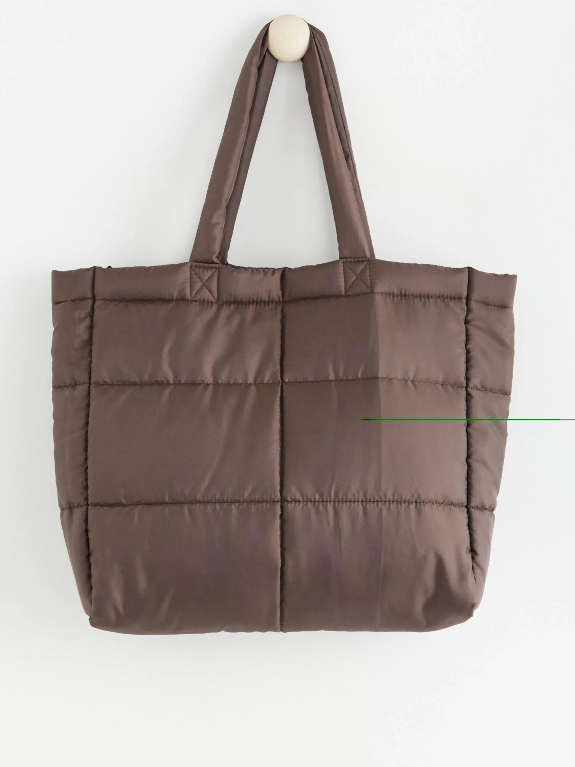 Accessoarer>Lindex Vadderad Shoppingvaska Dark Dusty Brown
