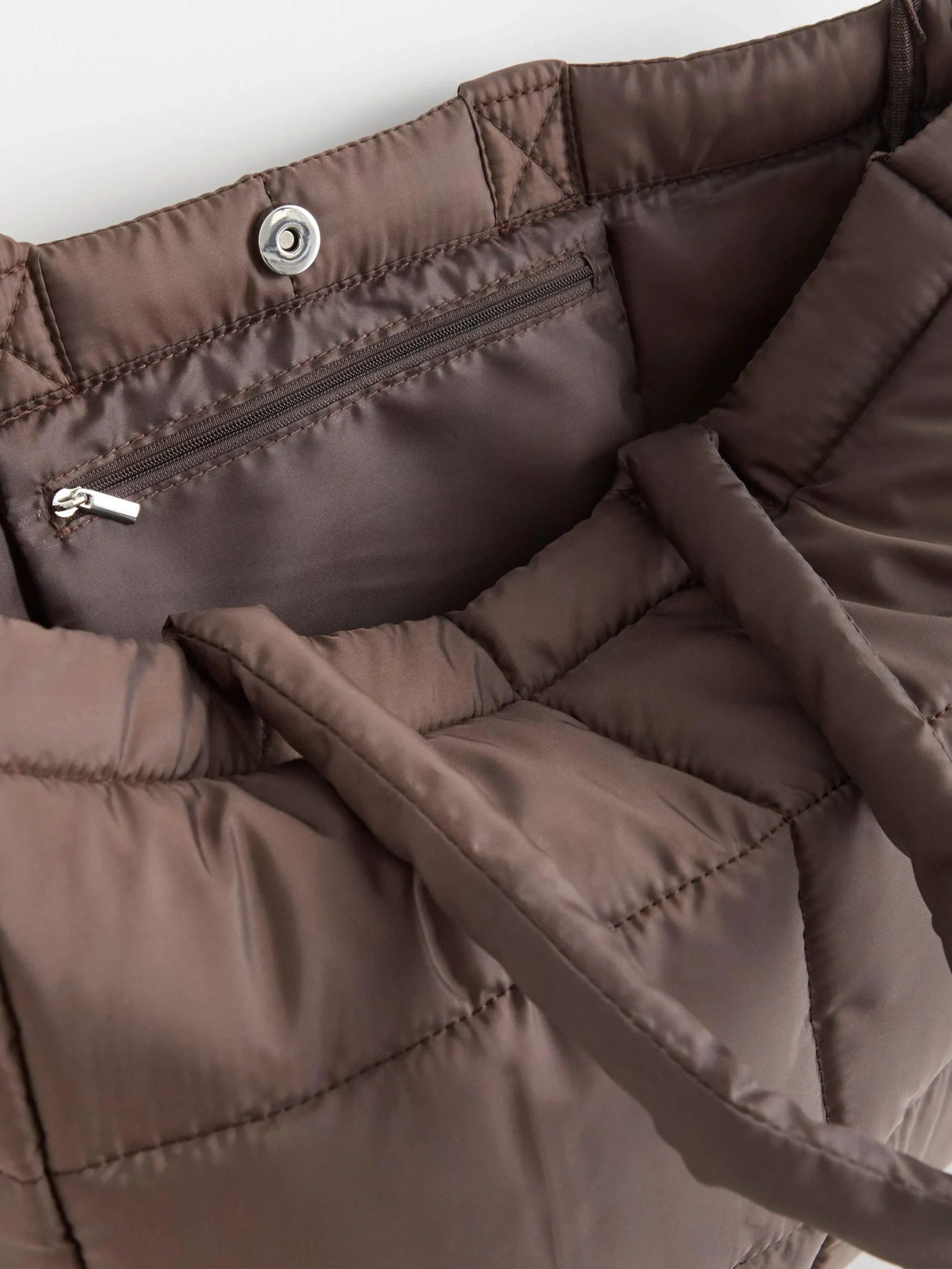 Accessoarer>Lindex Vadderad Shoppingvaska Dark Dusty Brown