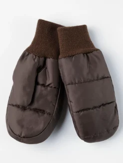 Accessoarer>Lindex Vadderad Vante Dark Dusty Brown