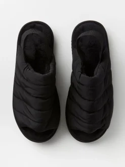 Tofflor>Lindex Vadderade Tofflor Black