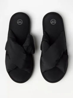 Nattplagg>Lindex Vadderade Tofflor Black