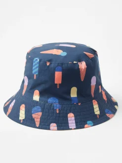 Accessoarer>Lindex Vandbar Bucket Hat Dark Dusty Blue