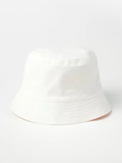 Accessoarer>Lindex Vandbar Bucket Hat Med Batikmonster Light Orange