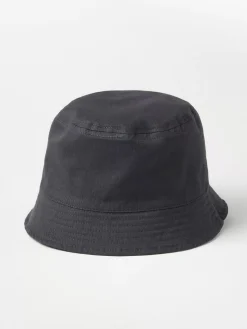 Accessoarer>Lindex Vandbar Bucket Hat Med Palmer Offblack