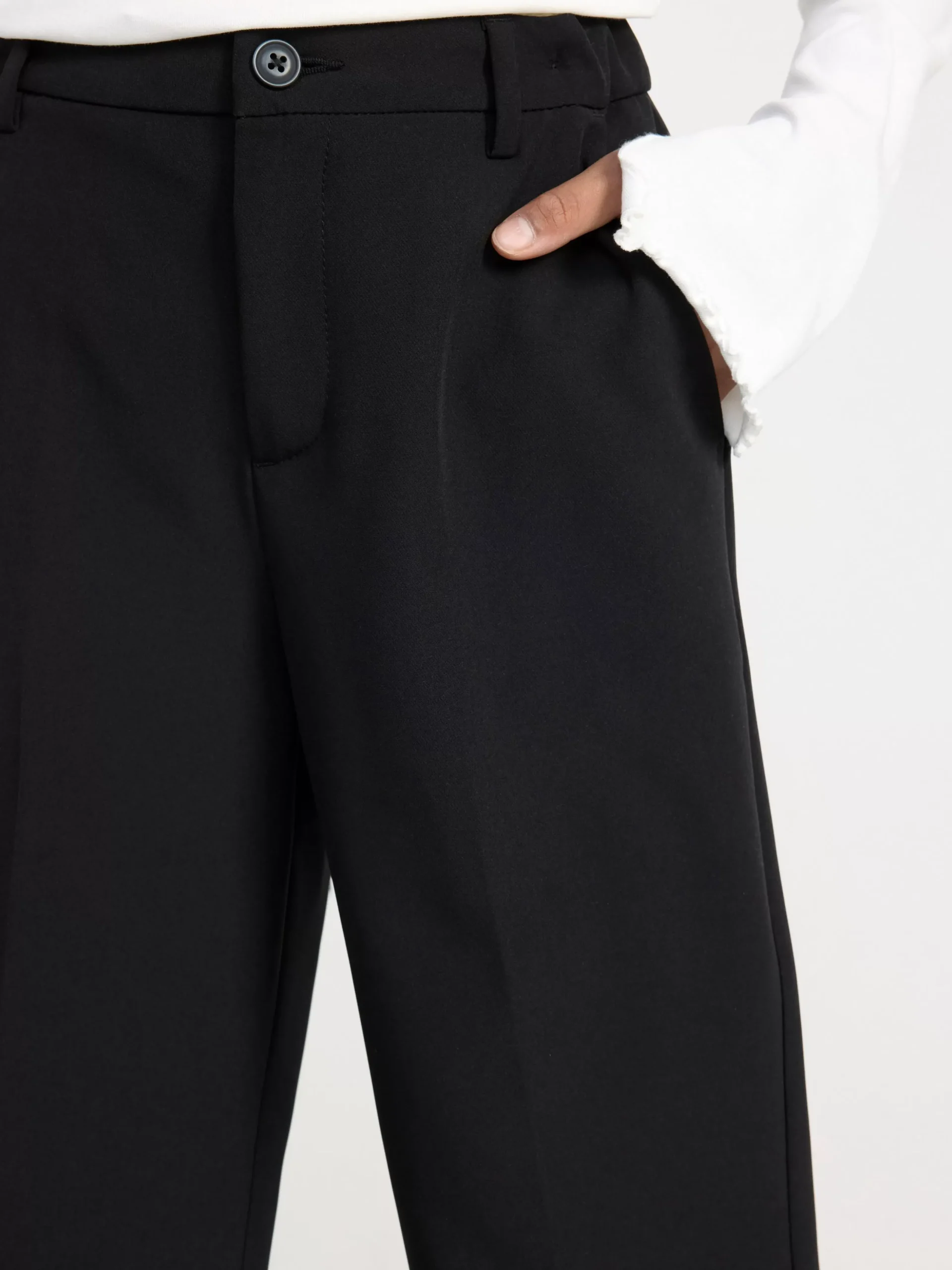 Byxor & Leggings>Lindex Vanja Vida Byxor Med Hog Midja Black