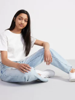 Jeans>Lindex Vanja Vida High Waist Jeans Light Denim