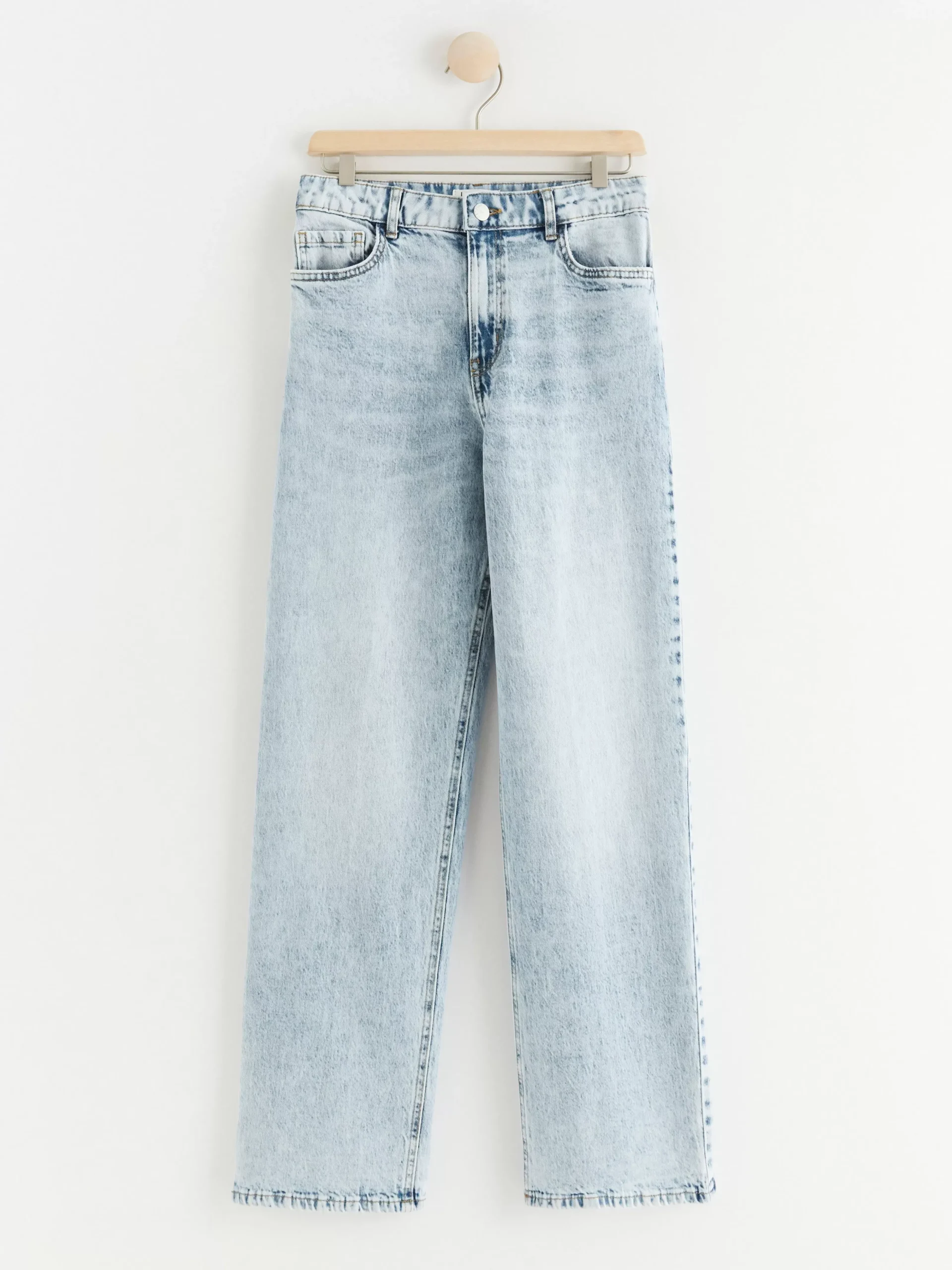 Jeans>Lindex Vanja Vida High Waist Jeans Light Denim