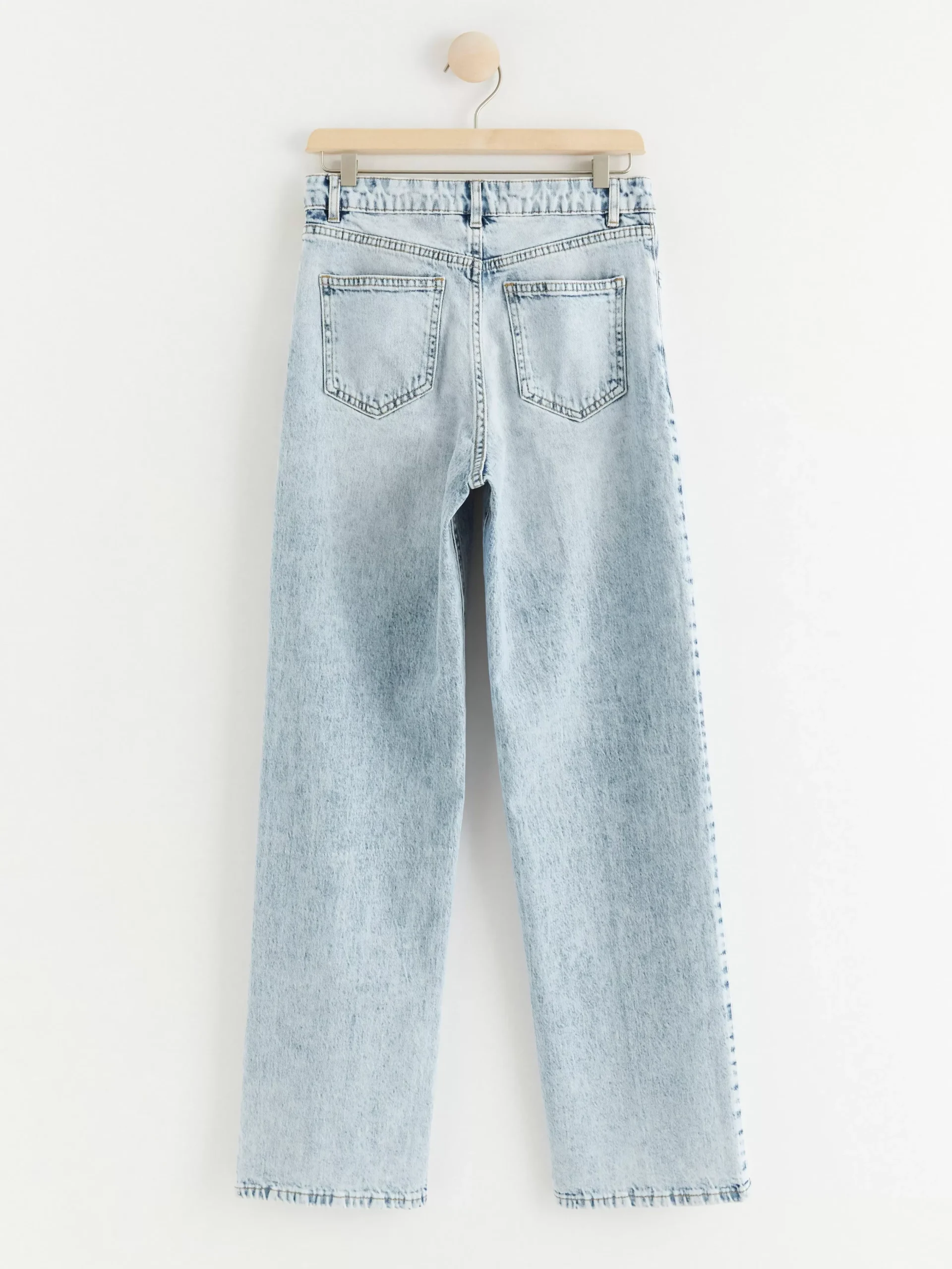 Jeans>Lindex Vanja Vida High Waist Jeans Light Denim