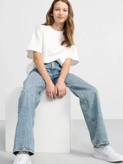Jeans>Lindex Vanja Vida High Waist Jeans Washed Denim