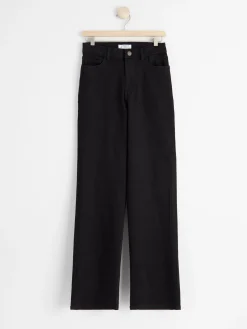Jeans>Lindex Vanja Vida High Waist Jeans Black