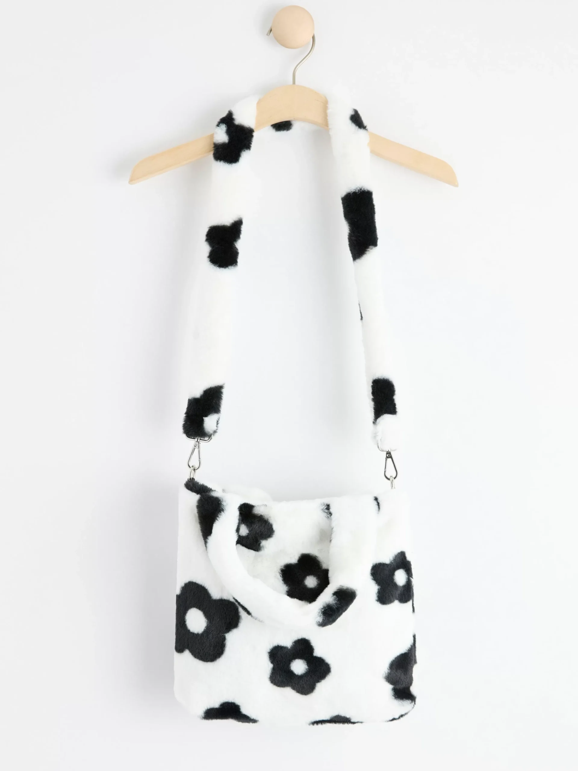 Accessoarer>Lindex Vaska I Fuskpals Med Blommor Black