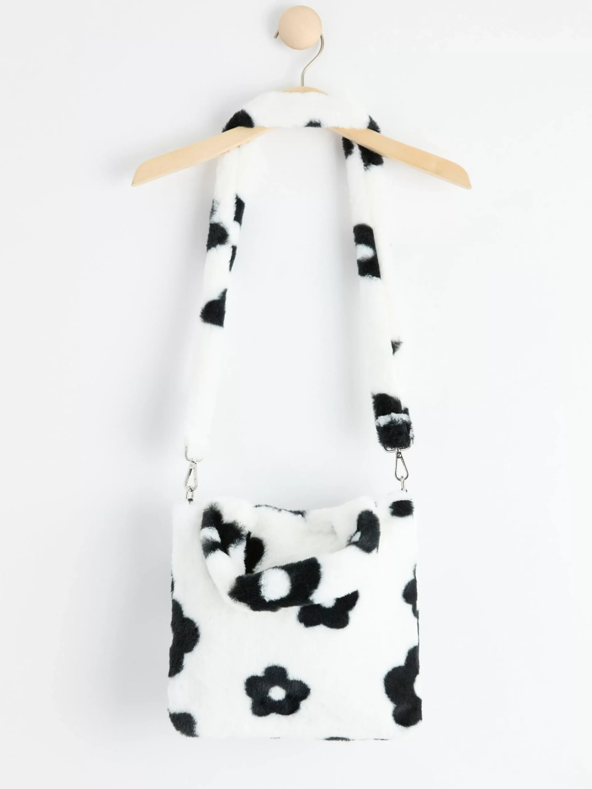 Accessoarer>Lindex Vaska I Fuskpals Med Blommor Black