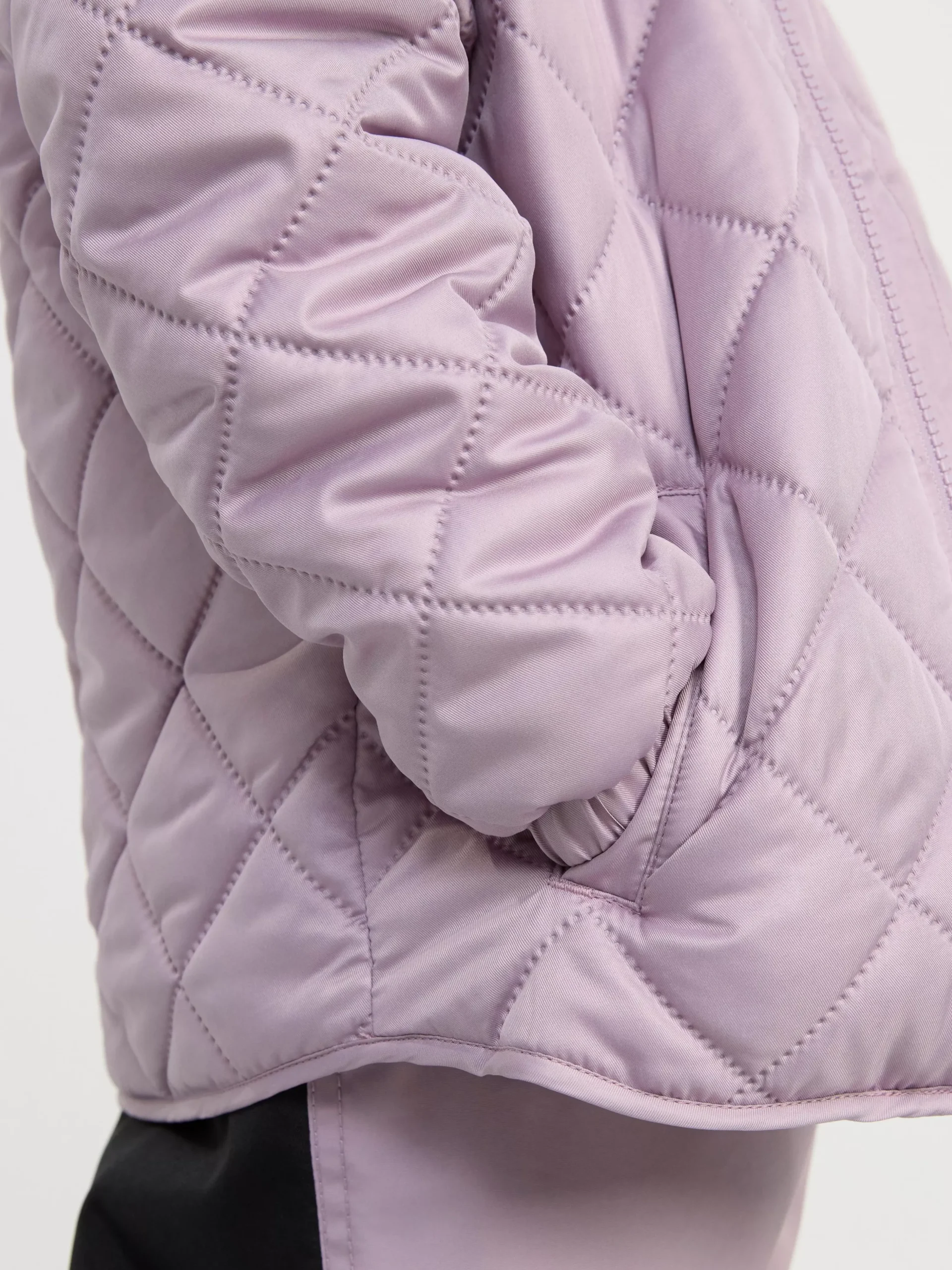 Ytterkläder>Lindex Vattenavvisande Quiltad Jacka Light Dusty Lilac