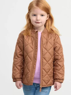 Ytterkläder>Lindex Vattenavvisande Quiltad Jacka Light Brown