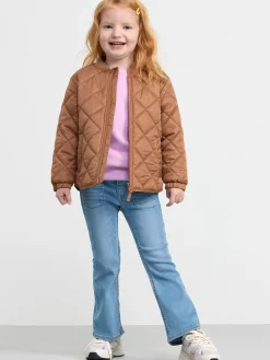 Ytterkläder>Lindex Vattenavvisande Quiltad Jacka Light Brown