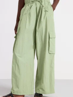 Byxor>Lindex Vid Cargobyxa Light Dusty Green
