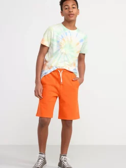 Byxor & Leggings>Lindex Vida Trikashorts Med Borstad Insida Orange