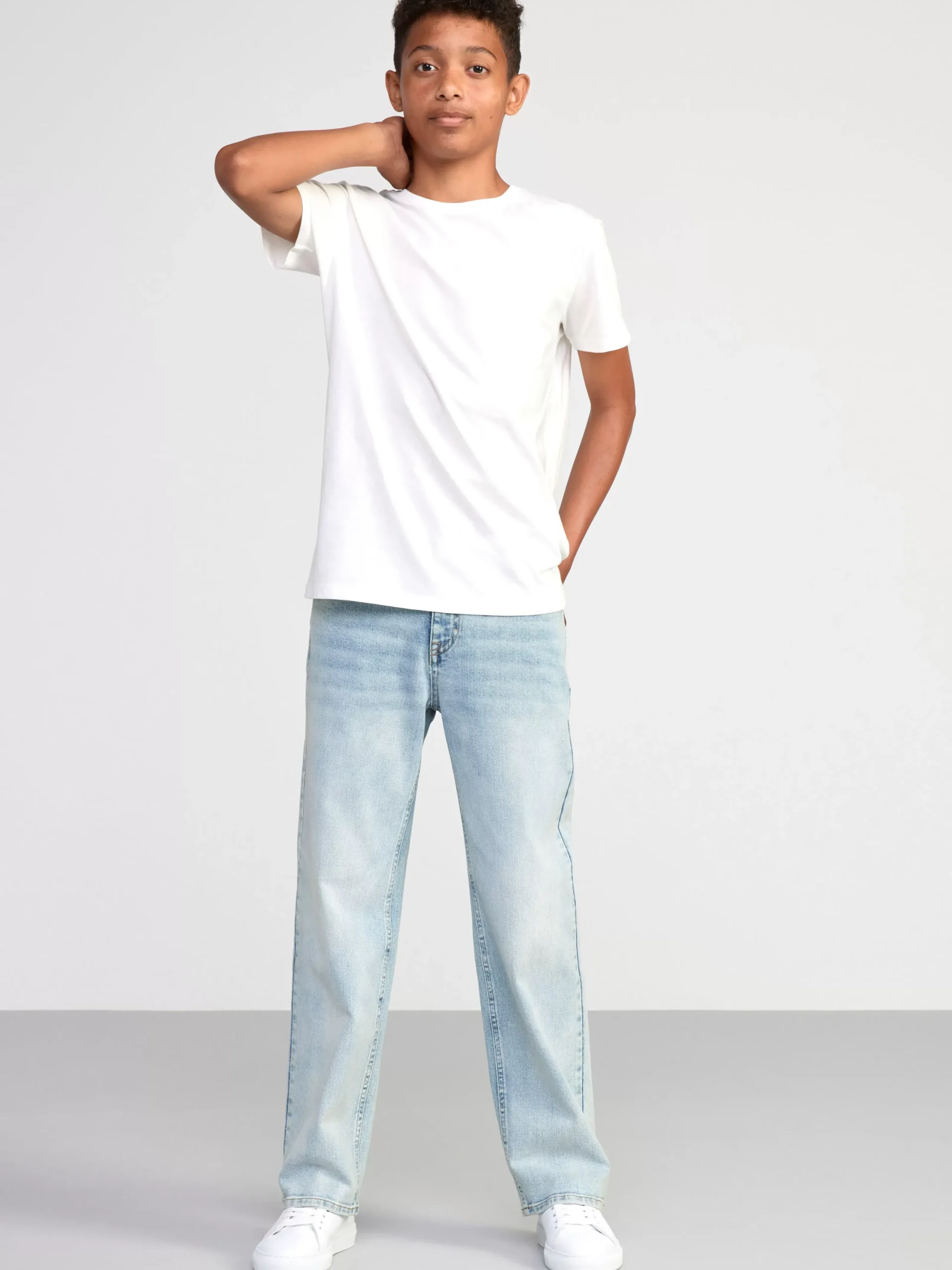Jeans>Lindex Vidar Vida Jeans Med Normalhog Midja Light Denim