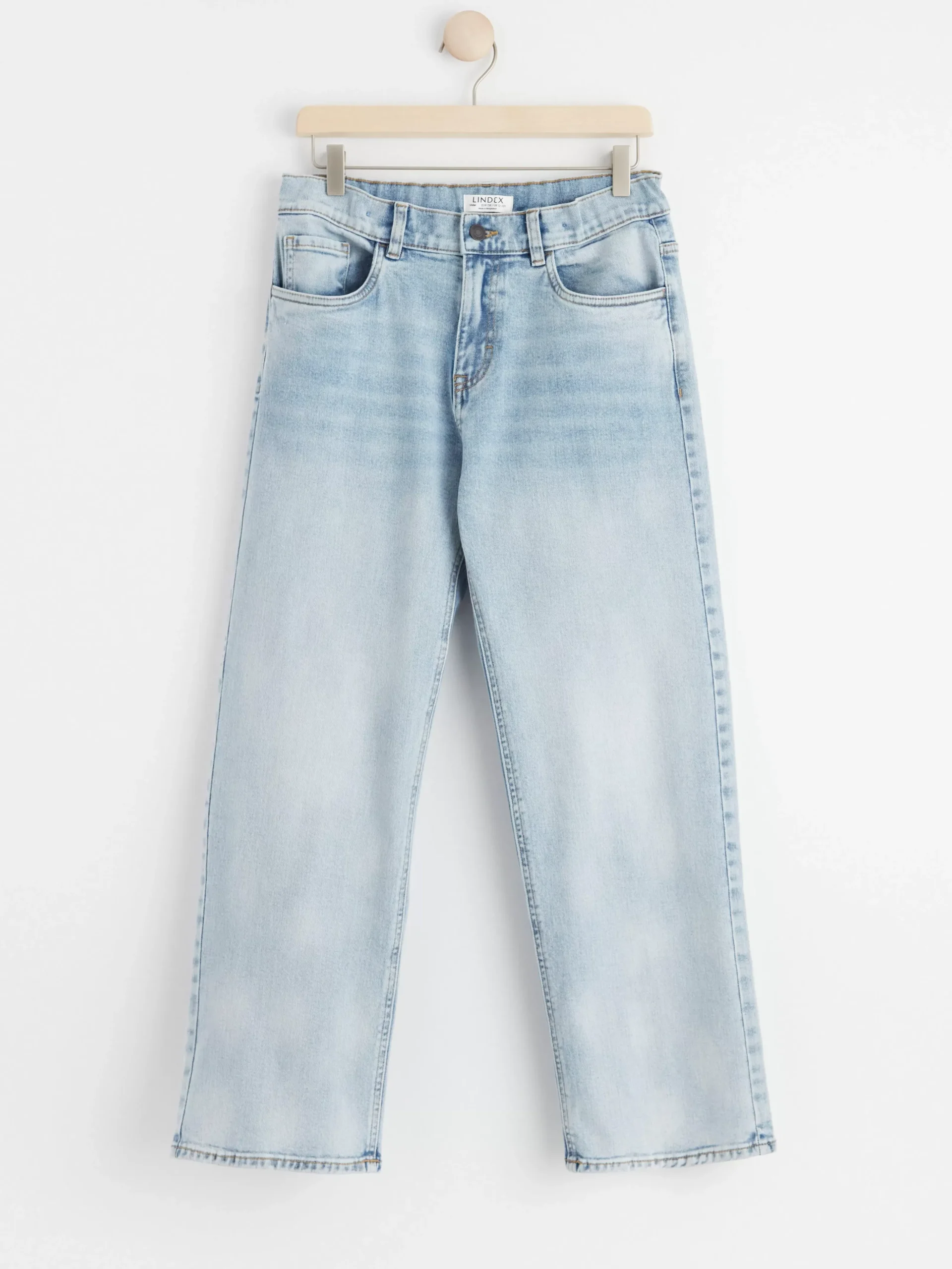 Jeans>Lindex Vidar Vida Jeans Med Normalhog Midja Light Denim