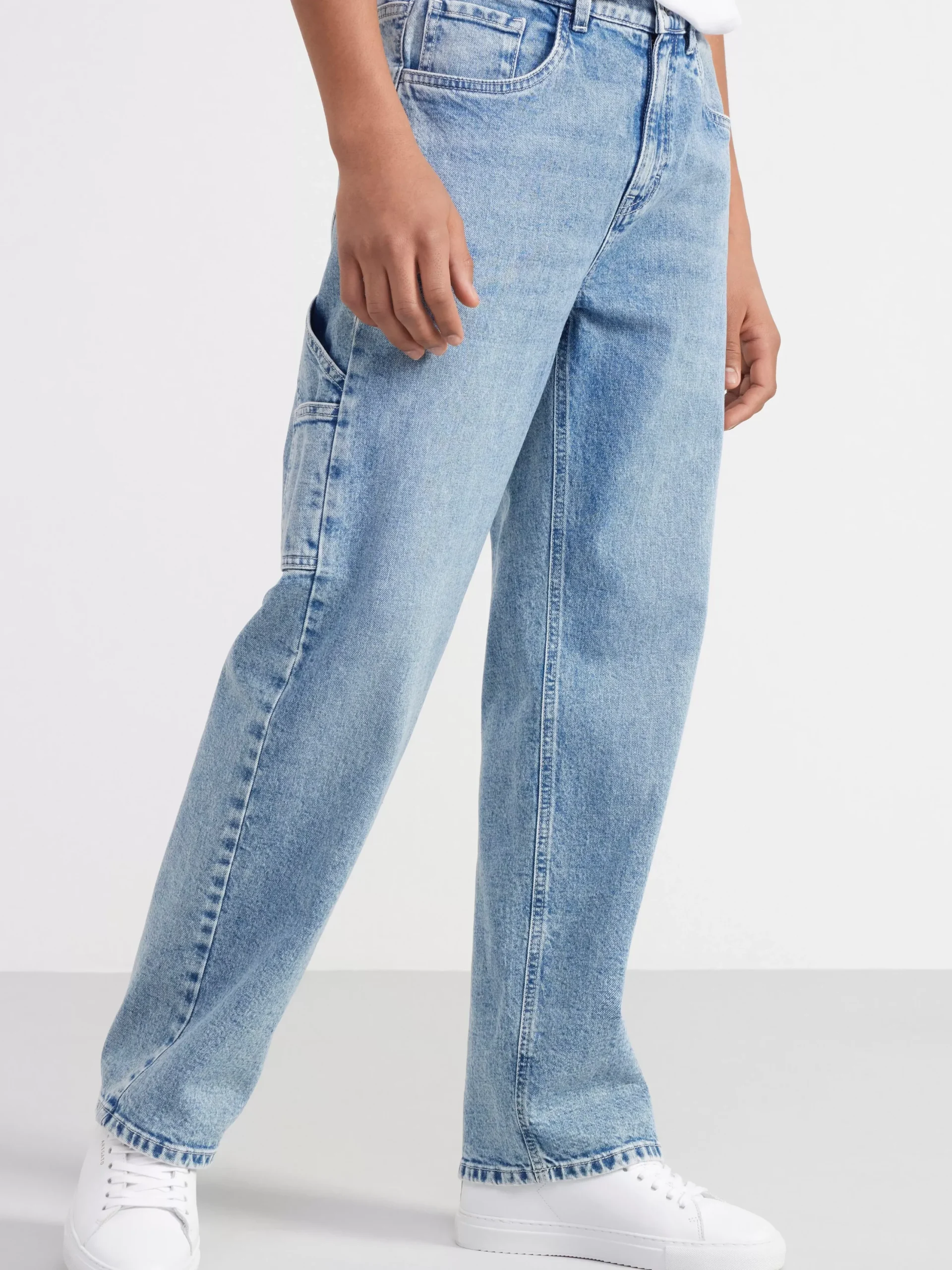 Jeans>Lindex Vidar Vida Jeans Med Rakt Ben Och Normalhog Midja Denim