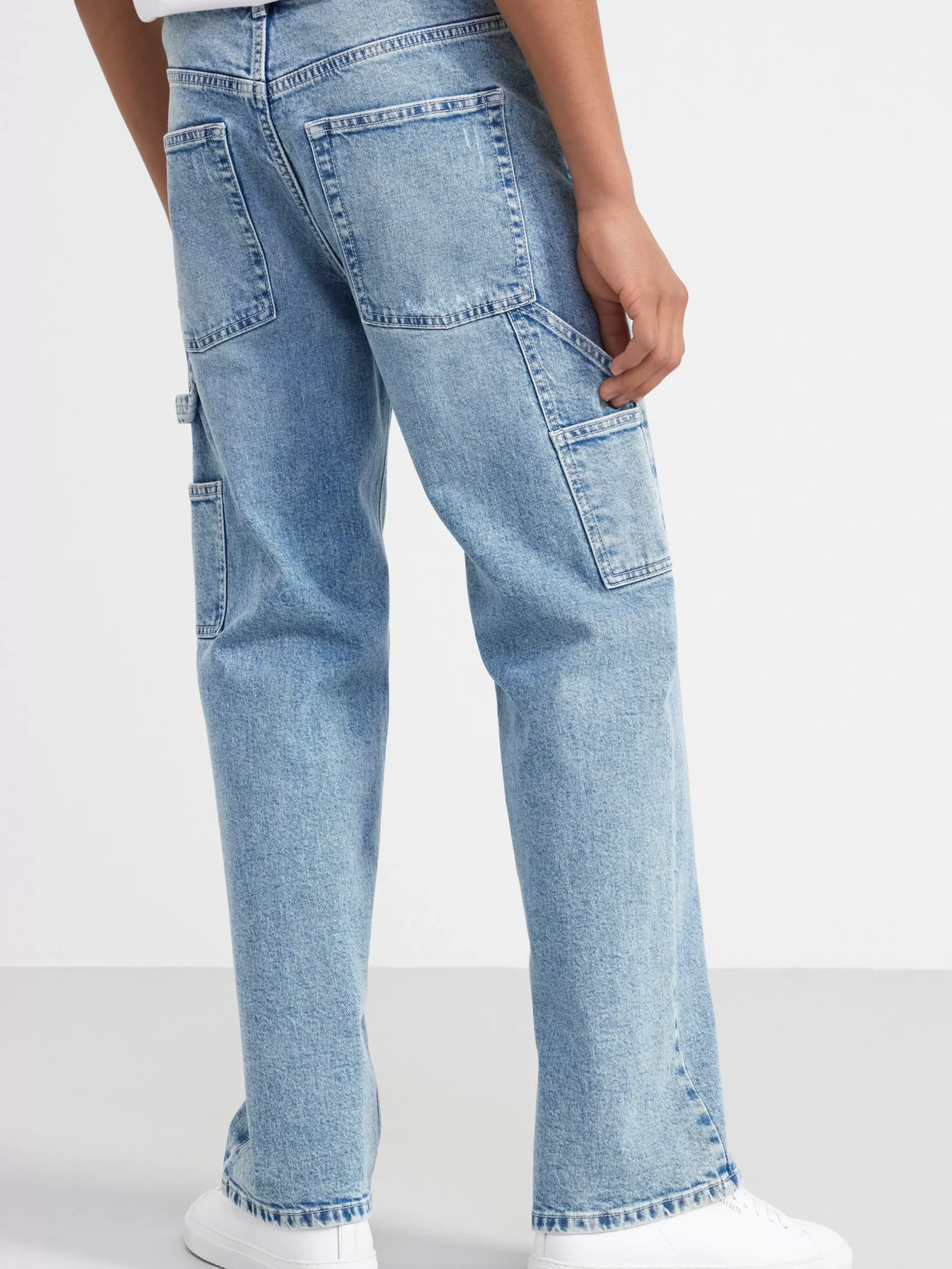 Jeans>Lindex Vidar Vida Jeans Med Rakt Ben Och Normalhog Midja Denim