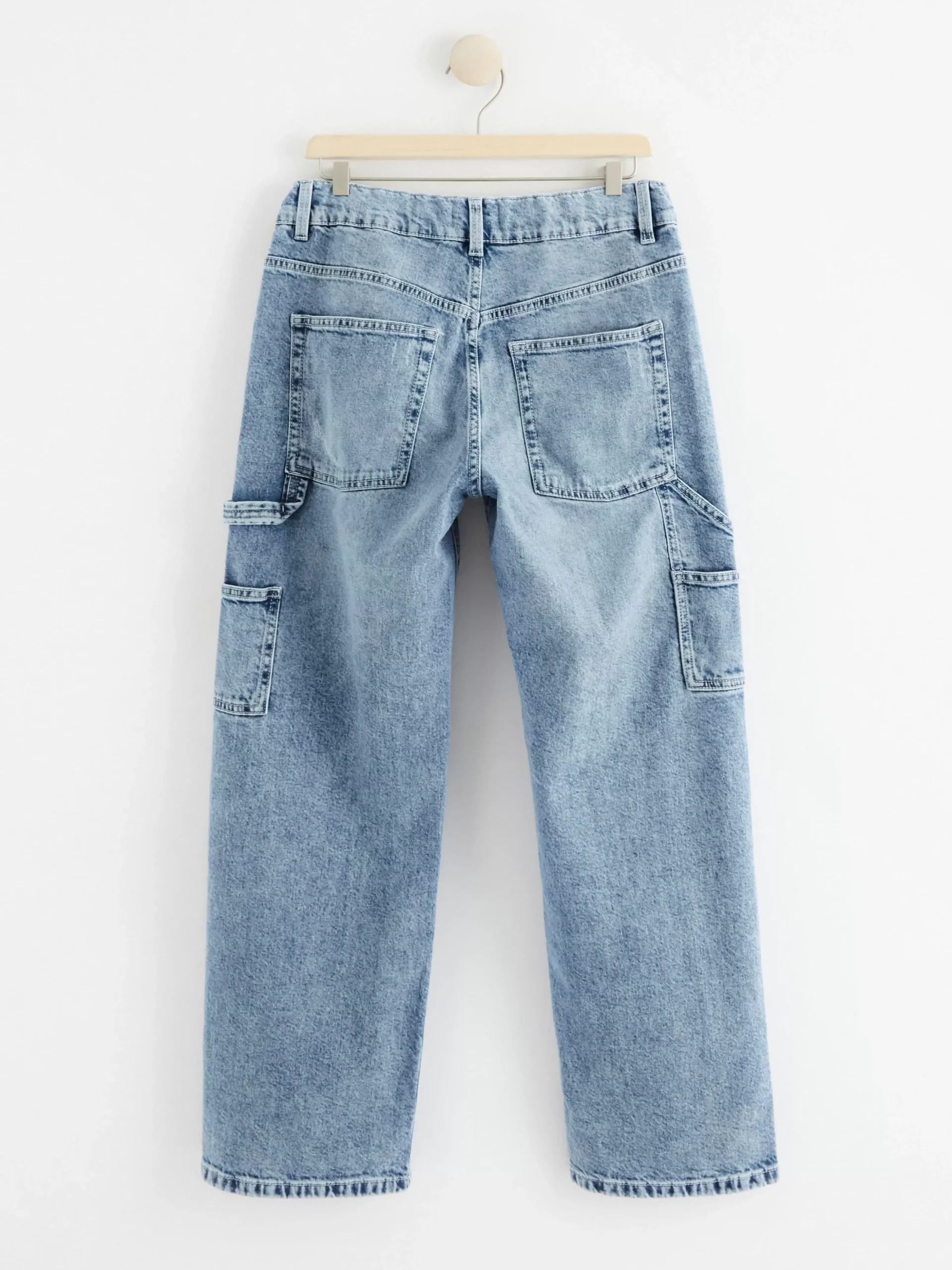 Jeans>Lindex Vidar Vida Jeans Med Rakt Ben Och Normalhog Midja Denim