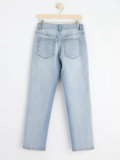 Jeans>Lindex Vilgot Regular Waist Jeans Med Raka, Vida Ben Light Denim