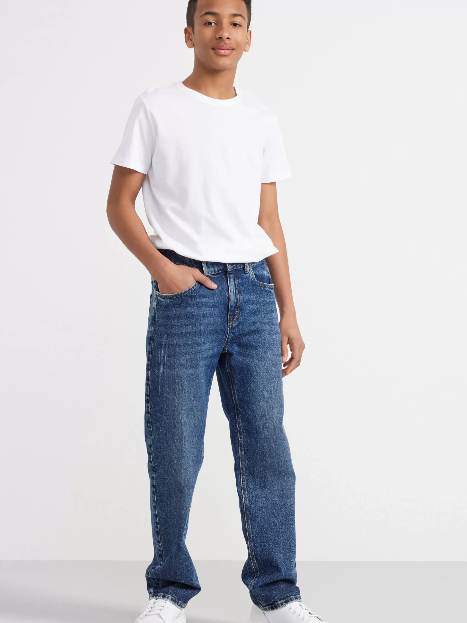 Jeans>Lindex Vilgot Regular Waist Jeans Med Raka, Vida Ben Denim